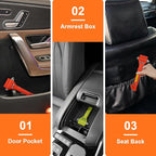 SINSEN Car Safety Hammer, Window Glass Hammer Breaker and Seatbelt Cutter, Emergency Automotive Escape Tool, 2-in-1 for Famil