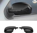 RAZPOY Rearview Mirror Cover Side Mirror Shell Trim Compatible with Chevy Silverado & Suburban & Tahoe & GMC-Yukon & GMC-Sierra & Cadillac Escalade 2007-2013, Carbon Fiber