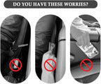 Super Flexible Car Seat Gap Filler,Durable Car Organizer Between Seats for Tightly Filling Seat Gaps,Universal CCar Side Seat Gap Filler CCar Accessories for Women & Men (Orange/2PCS)…