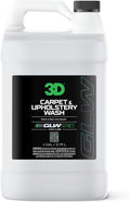 3D Carpet & Upholstery Wash 1 Gallon – Professional Car Interior Cleaner – Removes Stains, Dirt & Odors – Safe for Fabric, Ca