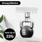2 Pack Key Holder Wall Mount, Wall Mount Key Holder, Keys Holder On Wall, Key Hooks with 8 Hooks, Key Rack for Wall No Drill 