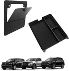 Muslogy 2PCS Center Console Organizer & Hidden Storage Box Compatible with 2023 2024 2025 2026 Honda Pilot Accessories, 2024+ Ridgeline/Passport Armrest Privacy Insert Tray Console Insert Organizer