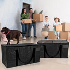 ClearSpace Oversized Moving Bags or Storage Bag – Large Moving Boxes with Backpack Straps, Zippers & Handles – Heavy-Duty Pac