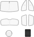 8pcs Thicken Full Car Window Shades for Toyota Corolla Cross 2020-now，Accessories, Reflective Windshield Sunshade Window Covers for Side Rear,UV Block and Blackout Privacy for Camping