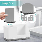 PARKMANI Toothbrush Holders for Bathrooms, Kids Electric Toothbrush and Toothpaste Holder with Drainage, Tooth Brush Holder f