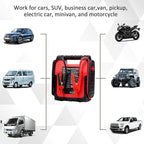 1800 Amp Car Jump Starter Portable Battery Charger, 20000 mAh Emergency Supply Power Pack (Up to 6 L Gas or 6 L Diesel