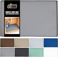 GORILLA GRIP Waterproof Silicone Under Sink Mat with Raised Lip for Kitchen and Bathroom, 31 x 22 in, Cabinet Shelf Liner Sta