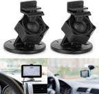 Car Mount for Car Frontview Dash Cam, Windshield & Dashboard Adhesive Recorder & GPS Mount Holder, 360 Degree Adjustable Rotating Bracket, 2Pcs (F Head)