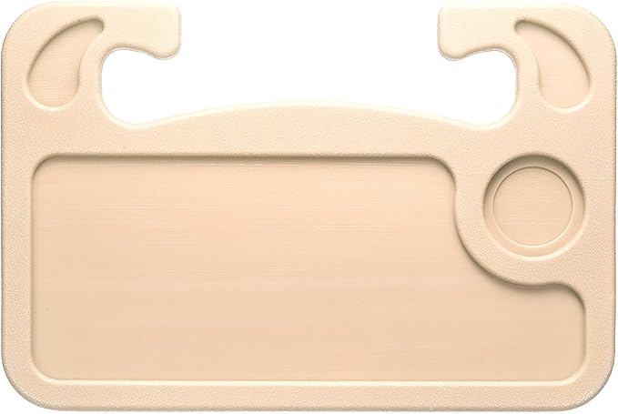 HARFINGTON 2 in 1 Car Steering Wheel Tray Car Food Trays Auto Steering Wheel Under Table Desk for Eating Food Drink Laptop Writing Work, Orange