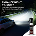 Professional Car Headlight Restoration Kit, Cleaning and Polishing Spray, Multifunctional Headlight Oxidation Remover, for Ve