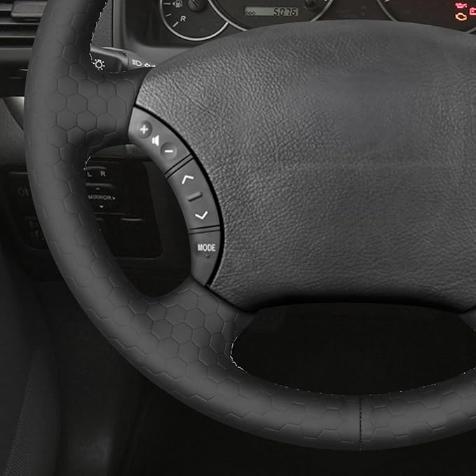 MEWANT Steering Wheel Cover Wrap for Toyota Tacoma Tundra 4Runner Sienna Highlander Sequoia Land Cruiser Prado 120 Land Cruiser Hilux LS400 GX GX470