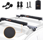 HEYTRIP Roof Rack Pads 30" Aero Crossbar Pads for Kayak/Surfboard/SUP/Canoe with 15FT Tie-Down Straps and Storage Bag