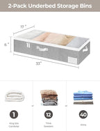 Under Bed Storage with Shoe Storage