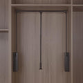 Sliding Wardrobe Closet Rod - Pull Down Hanging Rail For Wardrobe, Adjustable Hanging Lift Clothes Rails, Extendable Clothes 