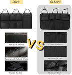 Car Trunk Organizer, Detachable Car Backseat Hanging Organizer with 7 Large Storage Pockets, Collapsible Back Seat Organizer