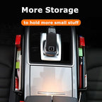 Leather Car Seat Gap Filler Organizer and Storages Blocker Automotive Accessories Universal for Car SUV Truck Fill The Gap Between Seat and Console Stop Things from Dropping Pack of 2