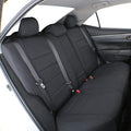 EKR Custom Fit Tacoma Rear Neoprene Car Seat Covers for Select Toyota Tacoma 2016 2017 2018 2019 2020 2021 2022 2023 Double C