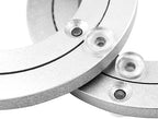 Aluminium Alloy Turntable Bearing, Heavy Duty Swivel Turntable Lazy Susan Rotating Bearing Turntable Round Dining Table Smoot