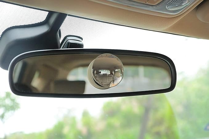 Verivue 2-Inch Round Blind Spot Mirrors for Cars, Universal Fit, HD Convex Wide Angle, Stick-On Frameless Side Mirror Blindsp