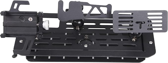 Aunginsy Center Console Dash Storage Organizer Tray Compatible with Toyota Tundra/Sequoia 2022-2026, Dashboard Storage Box with Phone Holder/Walkie-Talkie Stand/Radio Stand Insert Mounted Accessories