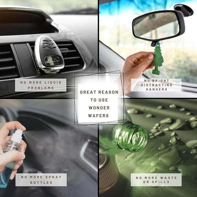 Wonder Wafers 250 Count Unwrapped Automobile Professional Use Air Fresheners Car and Truck Detail (Island Breeze)