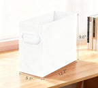 Cardboard File Organizer, Storage Box for Hanging File Folders Letter Size, Portable Document Organizer with Handle for Home,