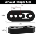 Exhaust Rubber Hanger, rubber muffler hangers. Rubber Insulator Bushing Mount, rubber exhaust mounts with 4 Holes 0.47 Inch, 