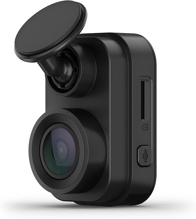 Garmin Dash Cam Mini 2, Tiny Size, 1080p and 140-degree FOV, Monitor Your Vehicle While Away w/New Connected Features, Voice 