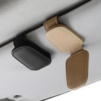 upra Car Seat Gap Organizer with Card Slots & Bonus Eyeglass Holder – Universal Fit, Premium Leather, No More Dropped Items Great Gift for Drivers (Black)