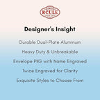 Luggage Tags for Suitcases 4 Pack: Personalized Luggage Tags for Backpacks & Bags Tags with Coustomizable Texts (Blue)