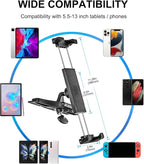 woleyi CD Slot Tablet Car Mount, CD Player iPad Mount Holder, Adjustable Tablet Mount for Car, Compatible with iPad Pro 12.9 Air Mini, Galaxy Tabs, Surface Pro/Go, 5.5"-13" iPhone, Tablets and Devices