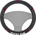 FANMATS NCAA Unisex-Adult Embroidered Steering Wheel Cover