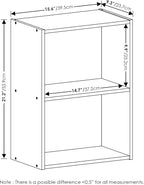 Furinno Luder Bookcase / Book / Storage, French Oak