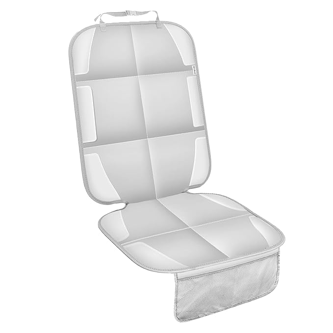 Meolsaek Car Seat Protector for Child Car Seat, Durable 600D Fabric Waterproof Car Seat Cover with Thick Pad Non-Slip Backing