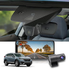 Fitcamx 2K Dual Dash Cam Adapts for Honda CR-V 2017-2022 LX EX Touring EX-L (Gen5), Integrated OEM Look, Front 1440P+Rear 108