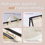 5 PCS Hanging Handbag Storage Organizer Non-Woven Transparent Dust-proof Homewares Purse Wallet Closet Storage Bag with Zippe