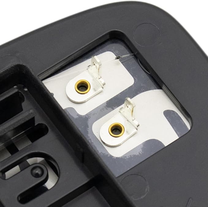 TRQ Passenger Side Heated Power Manual Folding Mirror Glass Assembly Compatible with 2012-2022 Dodge Charger 2011-2022 Chrysl