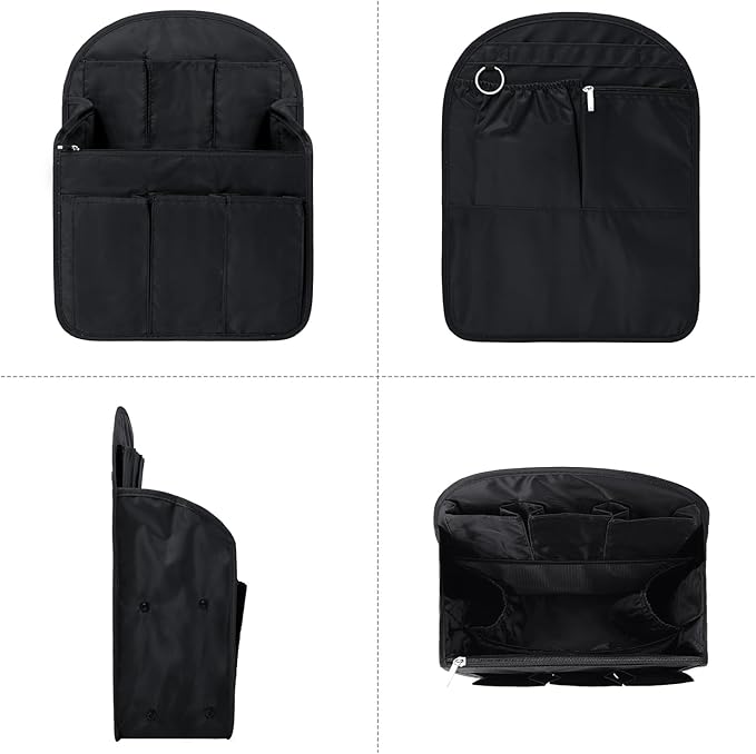 Surblue Backpack Organizer Insert Liner Hanging Travel Rucksack Purse and Handbag Insert Pocket, High-capacity Divider Foldab