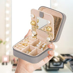 KElofoN 5 packTravel jewelry case Travel jewelry box Travel Jewelry Organizer Small Jewelry Organizer Box for Girls Women wit