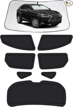 Car Window Shades for Lexus NX 2015-2021, Full Car Window Covers for Privacy, Sunshades for NX Front Rear Windshield Side Windows to Block UV and Protect Privacy(8pcs)