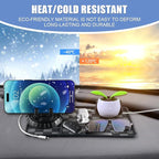 Car Anti Slip Mat Dashboard Tray Decorations Sticky Pad Thicken Washable with 360° Rotating Universal Phone Pad Holder+Number