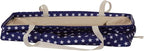 Household Essentials Blue with White Stars Krush Container All-Purpose Utility Tote