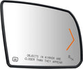 Passenger Side Heated Turn Signal And Blind Spot Detection Mirror Glass Replacement For 2008-2017 Toyota Sequoia 2007-2020 Toyota Tundra - Side Mirror With Rear Holder