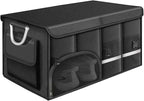Collapsible Multi Compartment Car Trunk Organizer,SUV Trunk Organizer, suitable for Car Accessories Interior for Women and Men