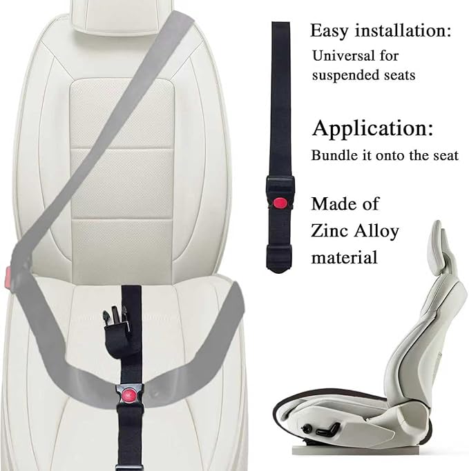 Soft Bump Cushion for Seat Adjustmen Belly Comfort Support Adjuster for Seat Comfort Car Cup Holder Coaster Comfort Pads Buckle Pads Extend Cover Making Shoulder Neck Comfortable Convenient (Black)