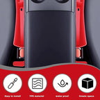 2PCS Car Seat Gap Filler, Vehicle Seat Organizer for Avoiding Dropped Items, Fill The Gap Between Seat and Console, No Drop Seats Guard for Coins Wallets Keys, Universal Car Accessories (Red)