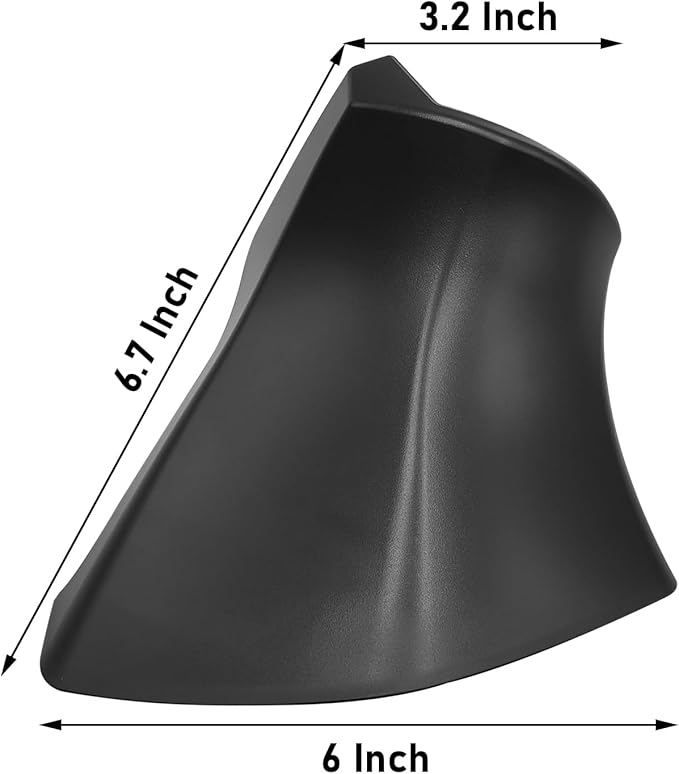 Jaronx Compatible with Toyota Highlander Side Mirror Cover 2020-2024, Driver Side Rearview Triangle Base Cover Trim for Toyota Highlander, Rear View Mirror Base (NOT FIT GRAND HIGHLANDER) (Left)