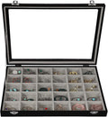 Stratalife Jewelry Organizer Earring Holder Jewelry Tray Earring Storage Organizer Display Rock Collection Box Jewelry Storag