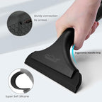NEWISHTOOL Small Squeegee for Car/Home Use, Window Tint Squeegee for Car Windows, Windshield, Side Mirrors, Shower Squeegee for Bathroom, Shower Glass Door, Tile Walls Cleaning Water Wiper, 3 Pack