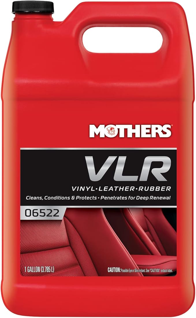 Mothers VLR Vinyl-Leather-Rubber Care, 1 gal. — Cleans, Conditions & Protects In One Step – pH Balanced Formula with Neatsfoo
